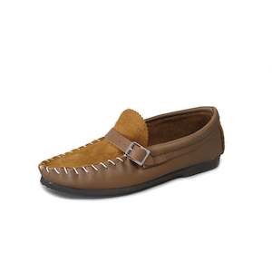 Mens Flats: Harri Brown Moc