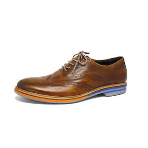 Mens Flats: Vitello 1445 Tan