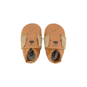 Kids Flats: Little Pup Caramel Soft Sole