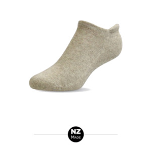 Nz Sock Company: Women's Possum Slipper Sock Natural