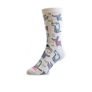 F2011 Women's Fluffy Puppers White