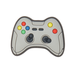 Jibbitz Grey Game Controller