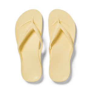 Arch Support Jandals Lemon