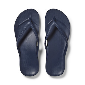 Arch Support Jandals Navy