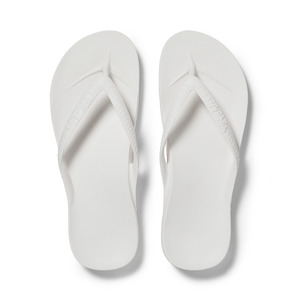 Arch Support Jandals White