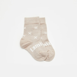 Lamington: Baby Merino Wool Crew Socks Ted