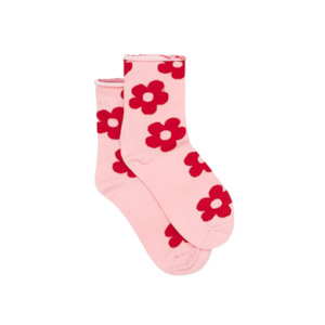 Antler: Antler Red Daisies Sock