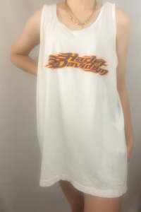 Vintage Harley Davidson Singlet - XL