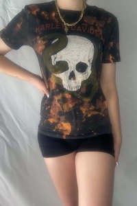 Clothing: Restyled Harley Davidson Tee - Small