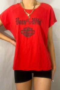 Harley Davidson cropped Tee -  2 XLarge