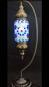 Hanging Turkish Lamp - Blue