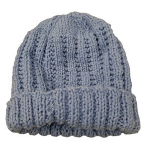 Handmade Woollen Baby Hat Blue