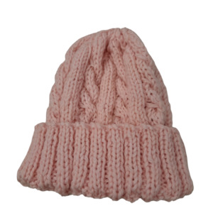 Handmade Woollen Baby Hat - Pink