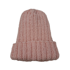 Handmade Woollen Baby Hat - Pink