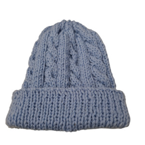 Handmade Woollen Baby Hat Blue