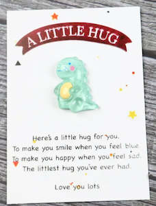 A Little Hug Card - Dinosaur