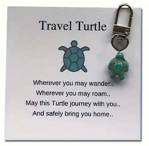 Travel Turtle Keychain / Bag Tag