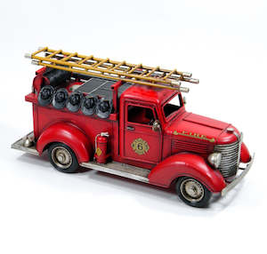 Fire Engine with Helmets