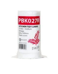 27 Litre White Kitchen tidy Liners