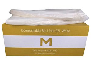 27 Litre Compostable Office Bin Liners