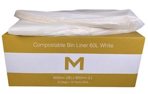 60 Litre Compostable Rubbish Bags