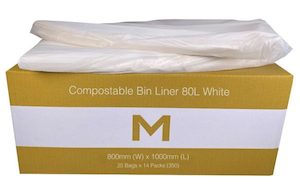 80 Litre Compostable Rubbish Bags