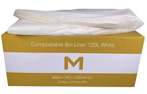 120 Litre Compostable Wheelie Bin Liners