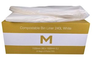 240 Litre Compostable Wheelie Bin Liners