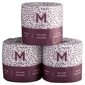 3 Ply Luxury wrapped Toilet Rolls-250 sheets