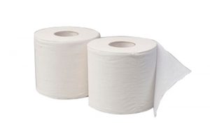 Sanitary disposal: 1 Ply Green Recycled Toilet Rolls