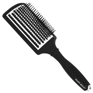 SILVER BULLET Black Velvet Paddle Hair Brush