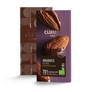 Cluizel Tablette Grand Cru Guayas Noir 70% & Amandes Bio