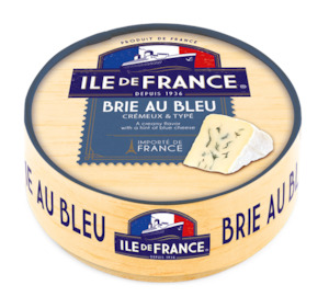 Dairy product wholesaling: Brie au Bleu Ile de France 125g