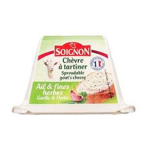 Soignon Pyramid Goat w Garlic and Herbs 140g