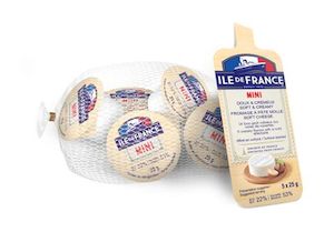 Dairy product wholesaling: Mini Brie Ile de France 125gm(5x25g)