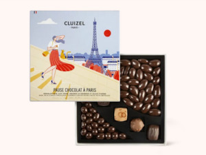 Dairy product wholesaling: Cluizel Pause Chocolat a Paris Gift Box 180g