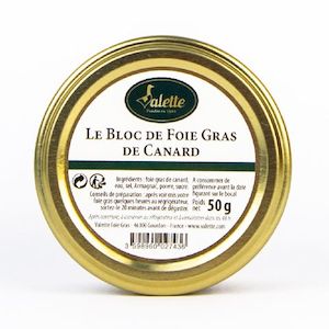 Valette Bloc de Foie Gras Canard 50g