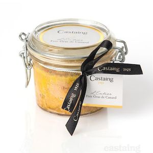 Dairy product wholesaling: Castaing Foie Gras de Canard Entier Glass Jar 130g