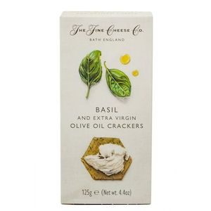 Crackers Basil & Extra Virgin Olive Oil 125g