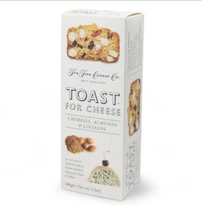 Dairy product wholesaling: Toast For Cheese Cherries, Almonds & Linseeds 100g