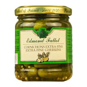 Dairy product wholesaling: Fallot Gherkins 190g