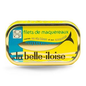 Dairy product wholesaling: Belle Iloise Mackerel Fillets White Wine 118g