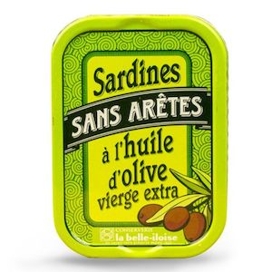 Dairy product wholesaling: Belle Iloise Sardines Boneless Olive Oil 115g