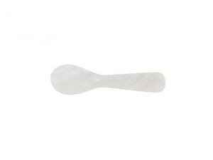 Caviar spoon - shell+wood x 1