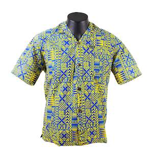 Clothing: Men's Shirt 2409 S/S Tokelauan Blue