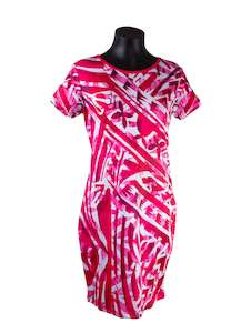 IC Print Body Con Pink