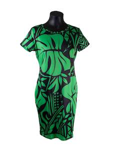 IC Monstera Body Con  Green