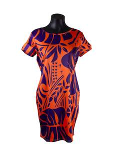 IC Monstera Body Con  Orange