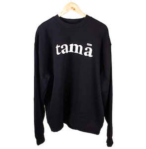 Tama Fathers Day Crewneck: Tamā Black Lagi