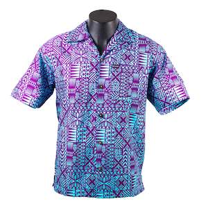 Men's Shirt 2409 S/S Blue Paua